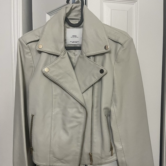 Mango leather jacket - Picture 2 of 7